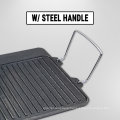 Pre-Seasoned Cast Iron Reversible Griddle for BBQ